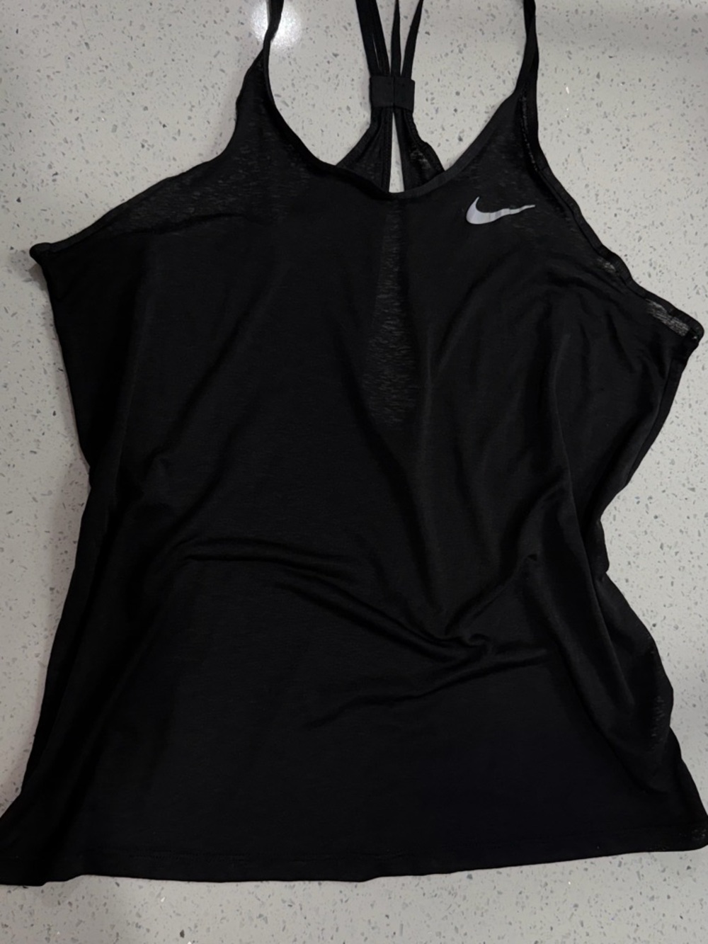 Nike Black Strappy Racerback Training Tank